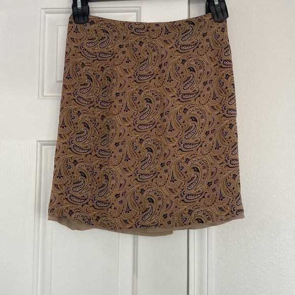 Charter Club paisley wrap mini skirt. - Picture 13 of 13